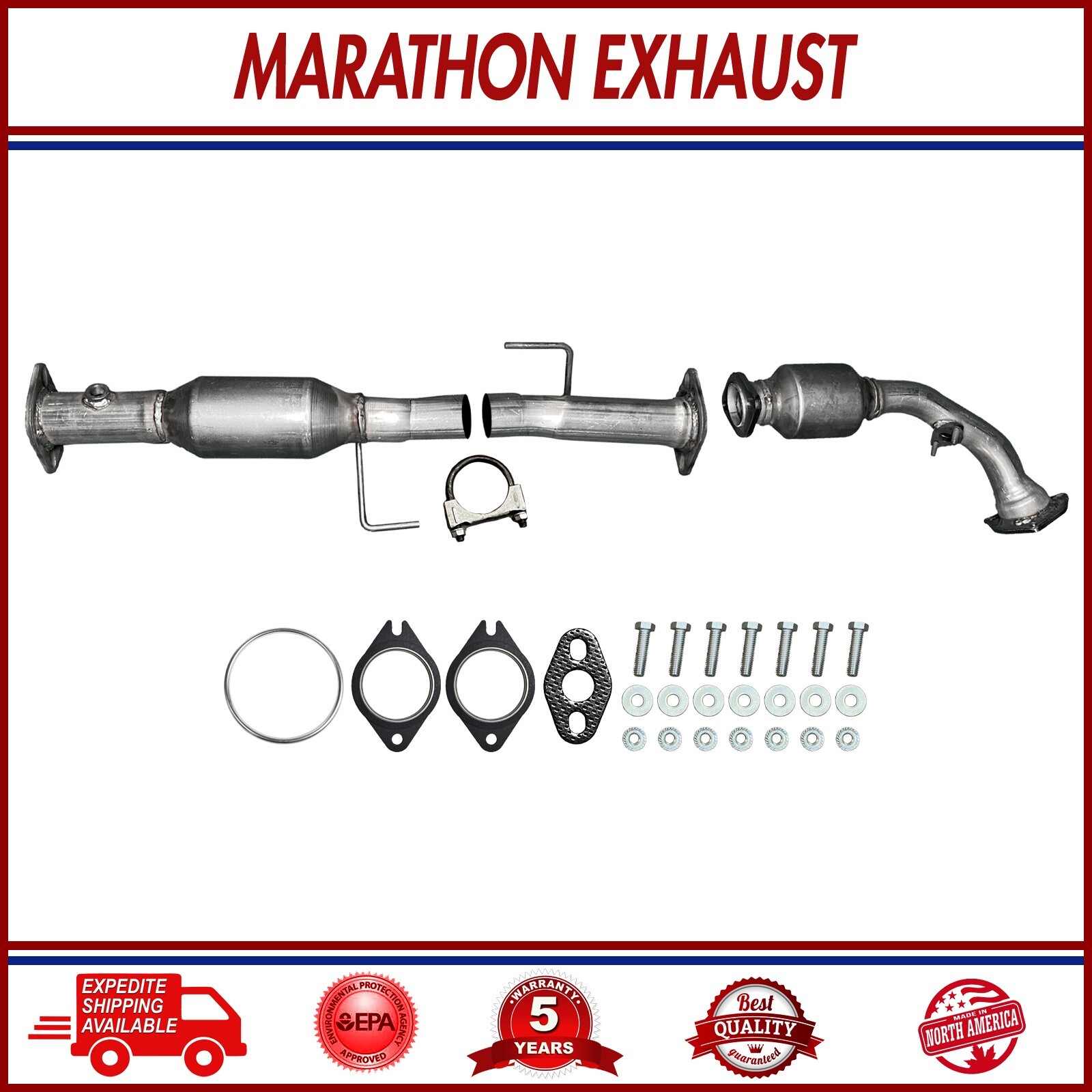 Front + Rear Catalytic Converter Set For 2001-2002 Toyota 4Runner 3.4L In Stock