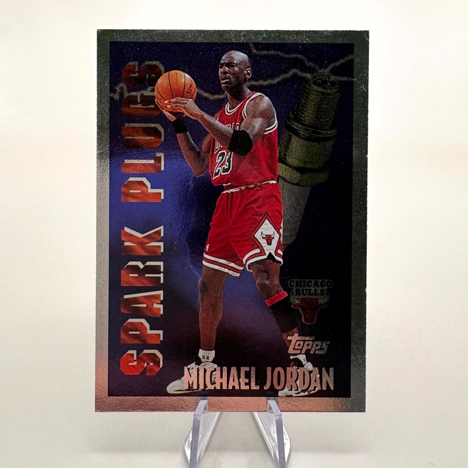 ‼️1995-96 Topps - Michael Jordan Spark Plugs Insert #SP2 Bulls HOF