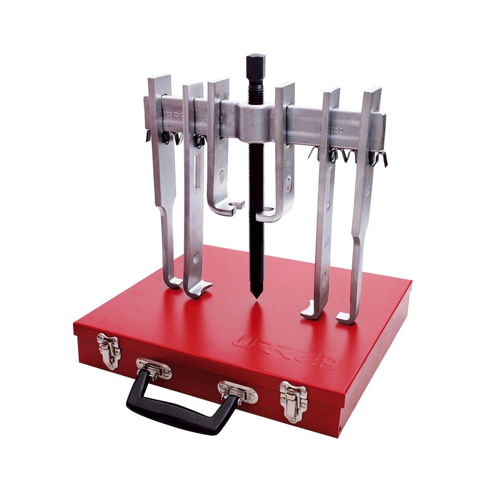 10-Ton Jaw Puller Set 12pc - Mechanical Gear Puller w/ Interchangeable Jaws 10-Ton Jaw Puller Set 12pc - Mechanical Gear Puller w/ Interchangeable Jaws