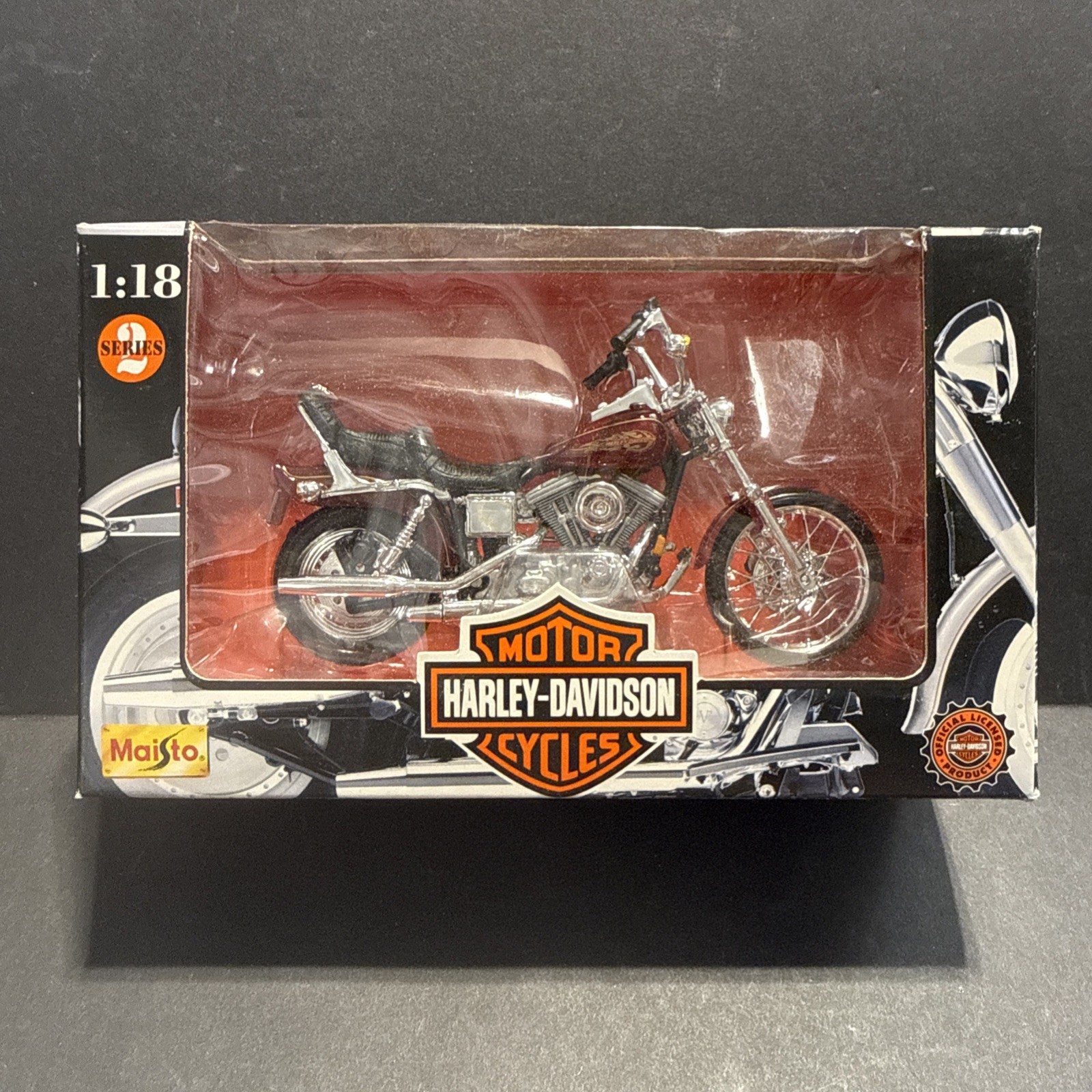 Maisto 1998 Harley-Davidson FXDWG Dyna Wide Glide Series 2 Die Cast 1:18 NIB*