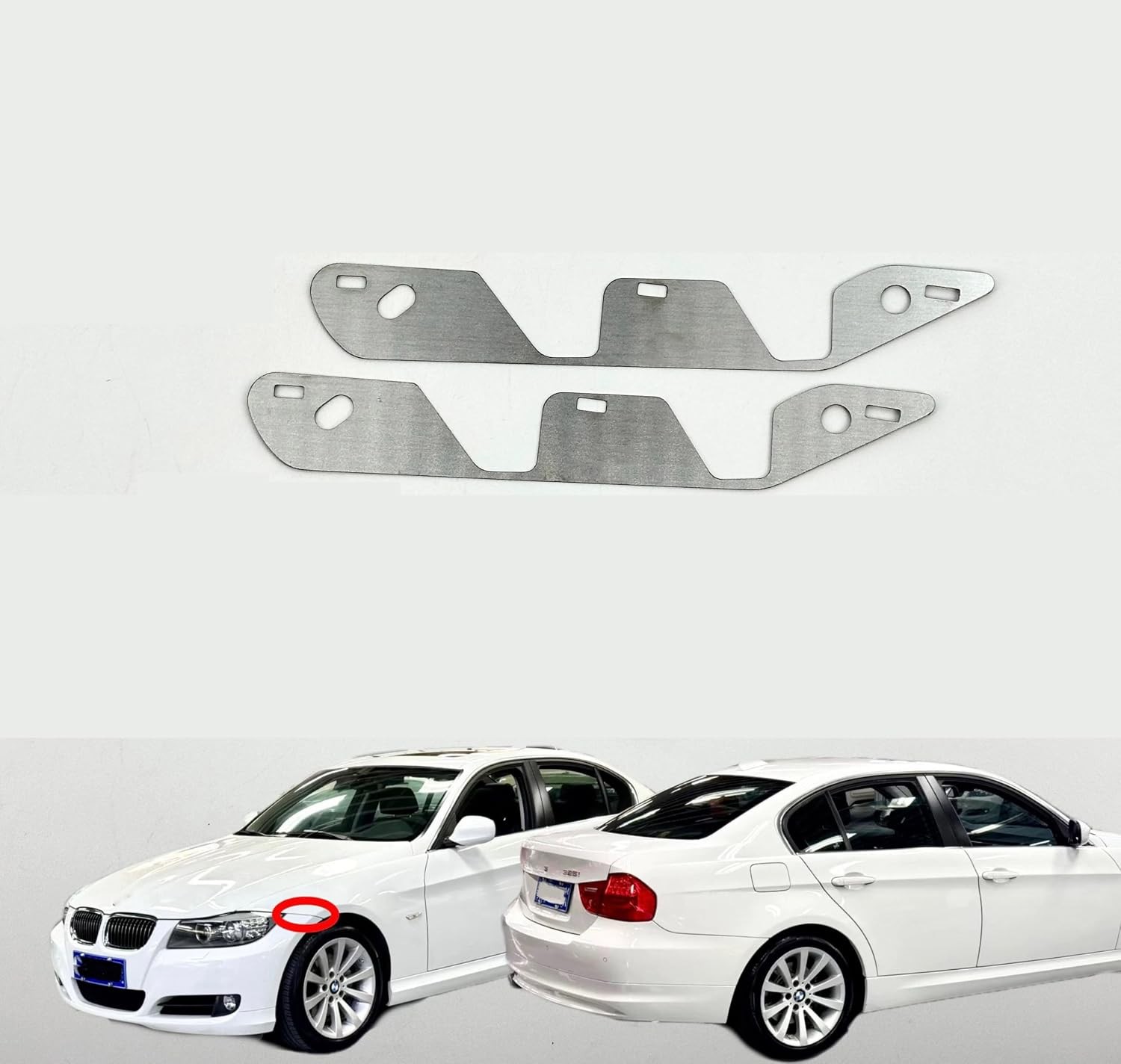 Front Bumper Repair Metal Plate for BMW 3 Series 2005-2012