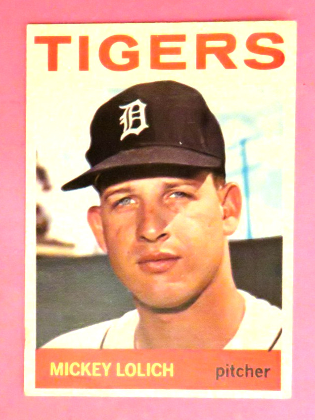 1964 Topps. Detroit Tigers - MICKEY LOLICH #128 1964 Topps. Detroit Tigers - MICKEY LOLICH #128