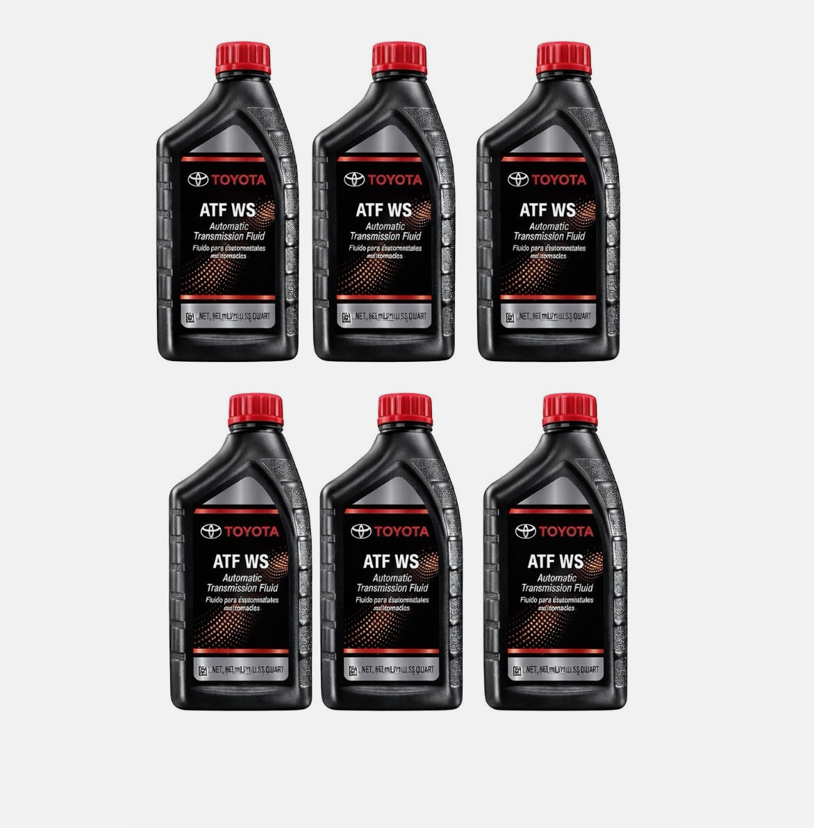 GENUINE OEM Toyota ATF WS Transmission Fluid Case of 6 GENUINE OEM Toyota ATF WS Transmission Fluid Case of 6