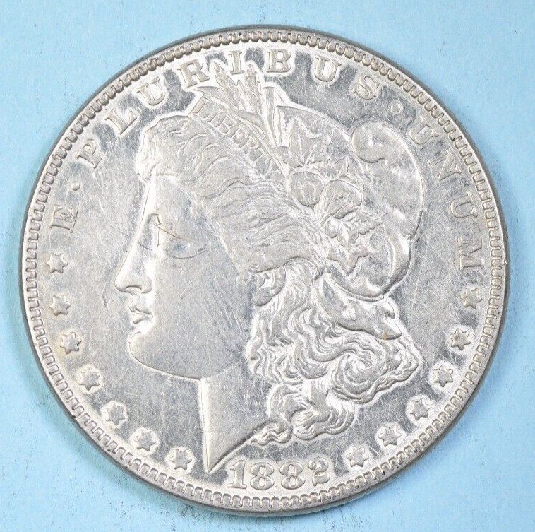 1882 Morgan Dollar ~ AU UNC ABOUT UNCIRCULATED ~ 90% Silver $1 US Coin 1882 Morgan Dollar ~ AU UNC ABOUT UNCIRCULATED ~ 90% Silver $1 US Coin