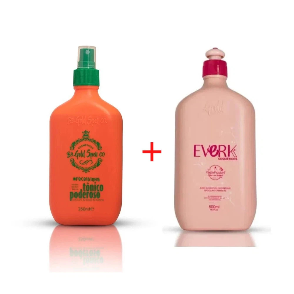 Everk YejinFusion Korean, Hair Smoothing Treatment 500ml + Powerful Tonic 250ml