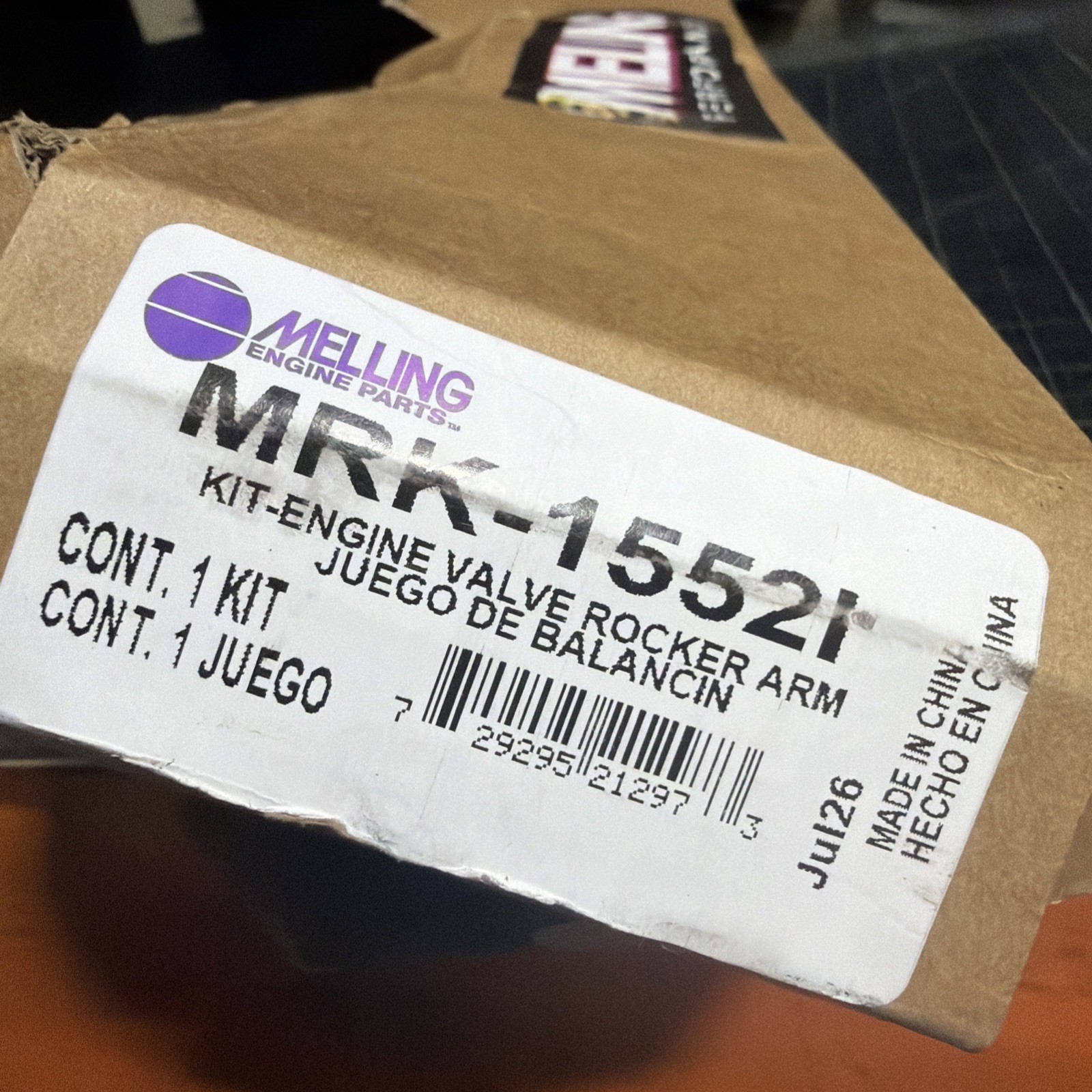 Melling MRK-1552I Stock Replacement Rocker Arm Kit Chrysler/Dodge/Jeep/Ram Melling MRK-1552I Stock Replacement Rocker Arm Kit Chrysler/Dodge/Jeep/Ram