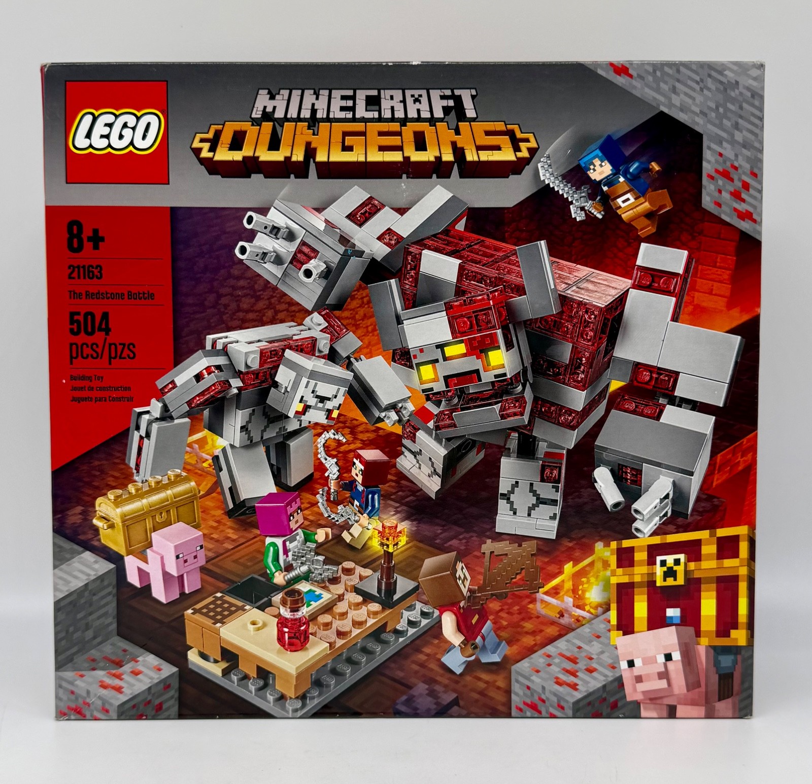 LEGO MINECRAFT DUNGEONS 21163 - THE REDSTONE BATTLE - NIB - Good Condition LEGO MINECRAFT DUNGEONS 21163 - THE REDSTONE BATTLE - NIB - Good Condition
