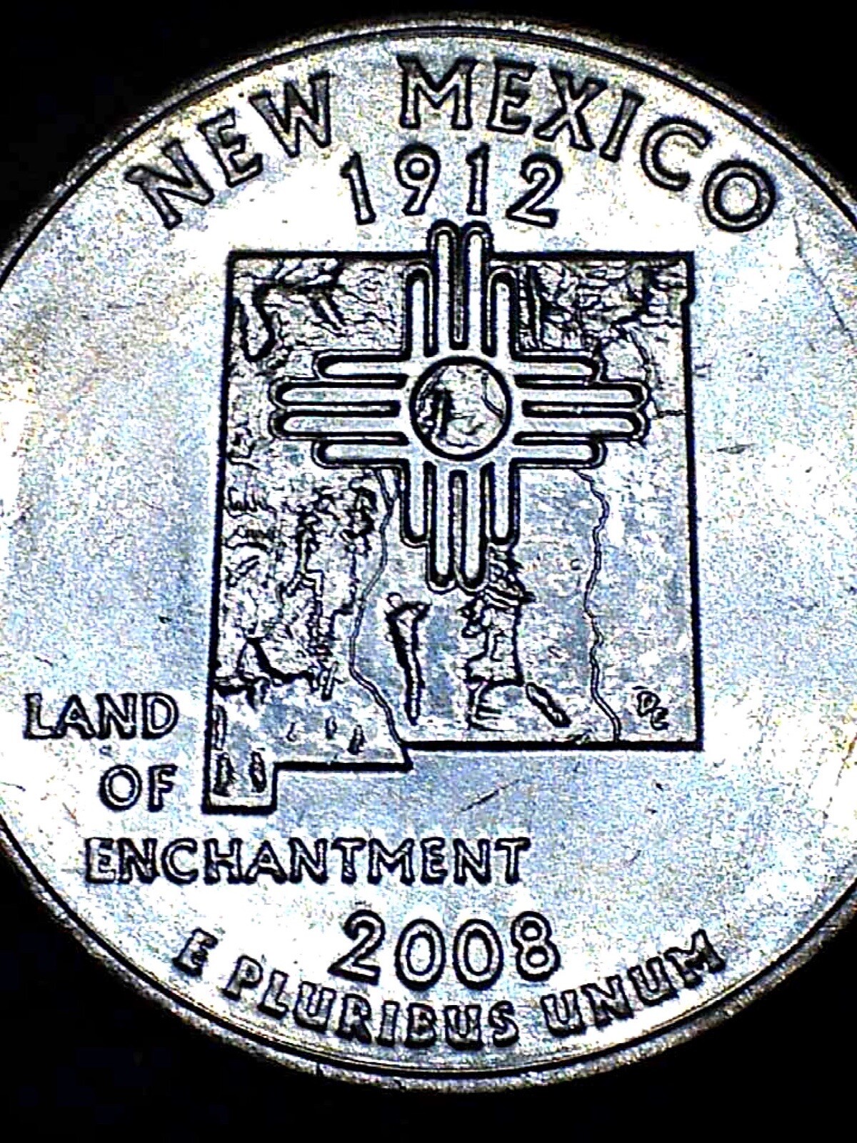 2008 D New Mexico State Quarter Uncirculated Ungraded Mint Condition 2008 D New Mexico State Quarter Uncirculated Ungraded Mint Condition