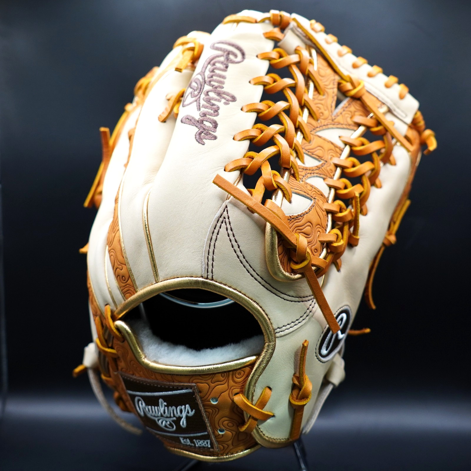 Rawlings Japan HOH Heart of the Hide Glove RHT LH 12.5 Outfielder Camel RichTan