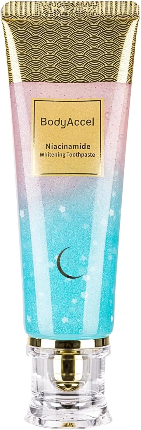 BodyAccel Niacinamide Whitening Toothpaste, Intensive Whitening... BodyAccel Niacinamide Whitening Toothpaste, Intensive Whitening...