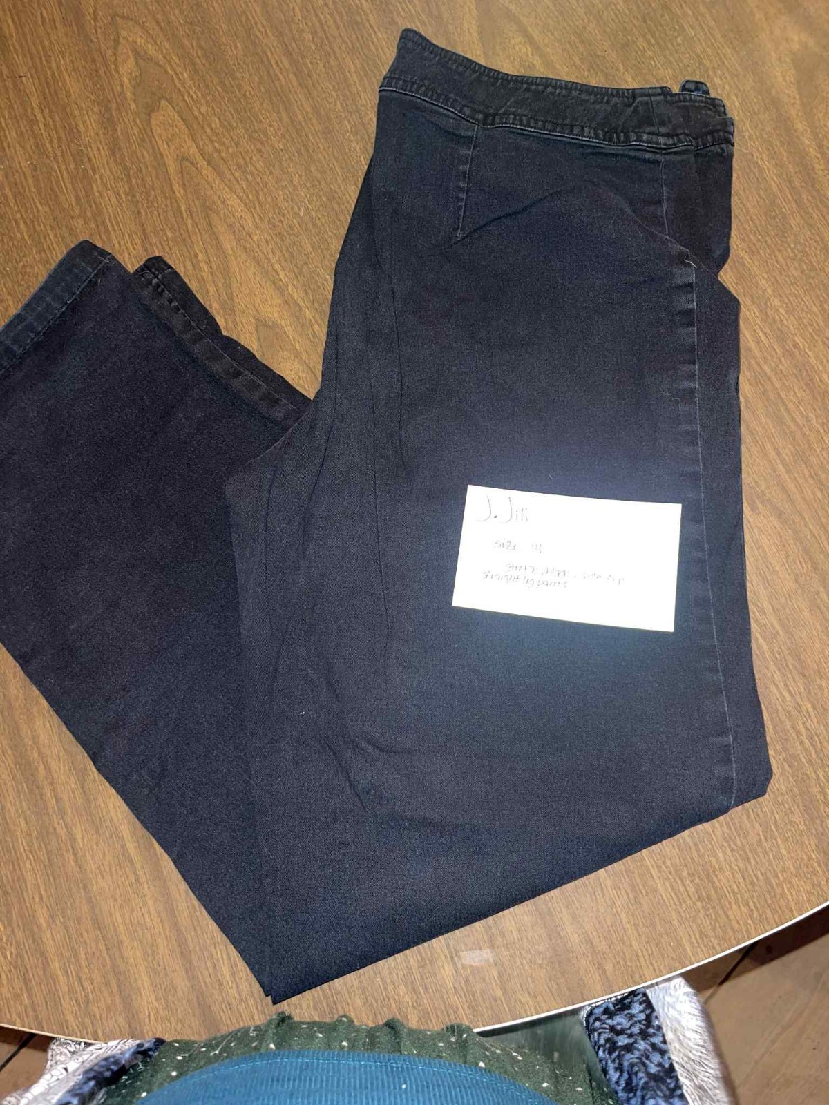 Talbot's black side zip cropped pants Size 14 Petite Talbot's black side zip cropped pants Size 14 Petite