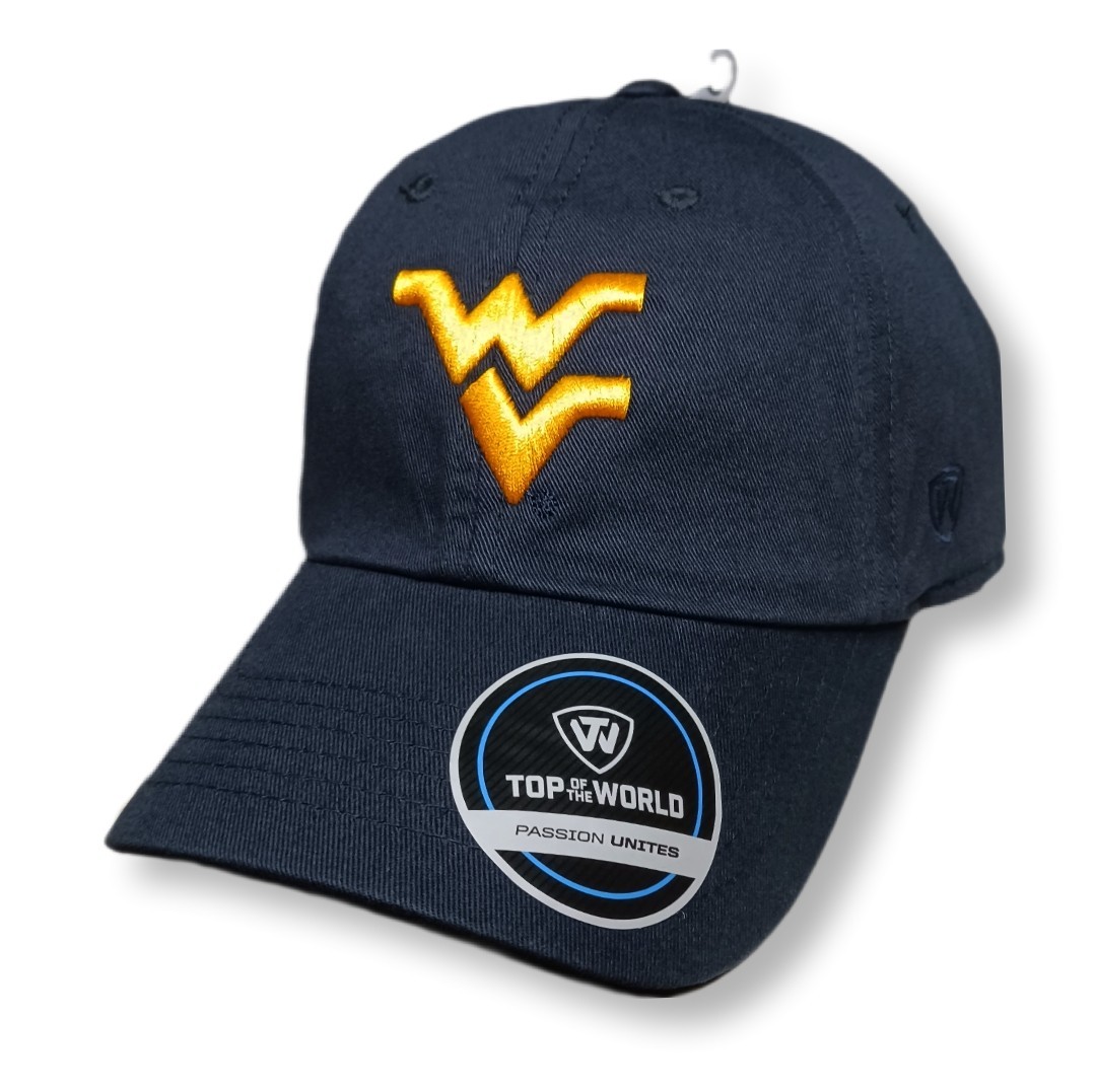 West Virginia Mountaineers Hat Cap Mens Adjustable Blue TOTW WVU NCAA West Virginia Mountaineers Hat Cap Mens Adjustable Blue TOTW WVU NCAA