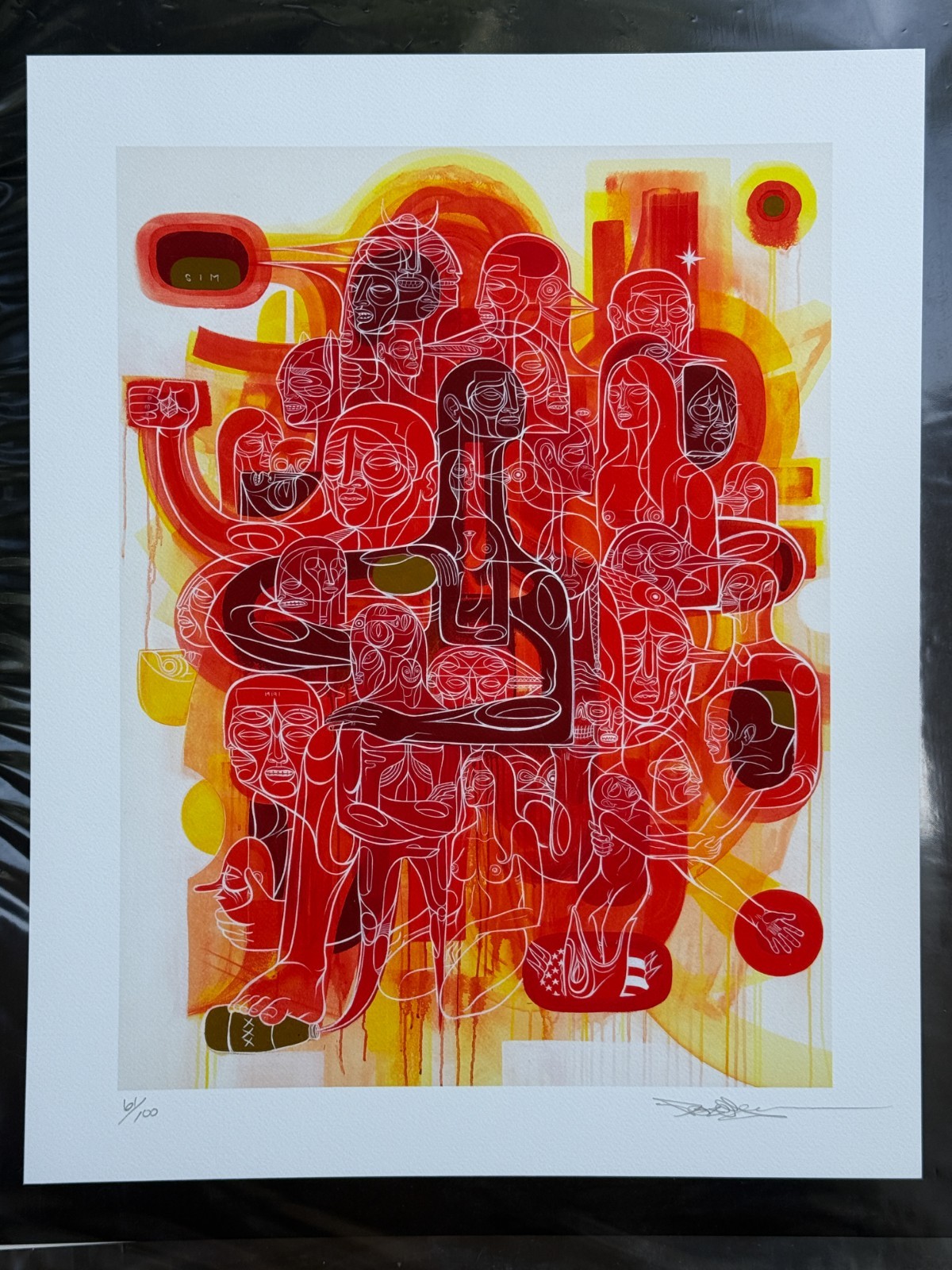 Doze Green Saturn's Cube 2 Art Print 2018 Signed Limited Edition of 100
