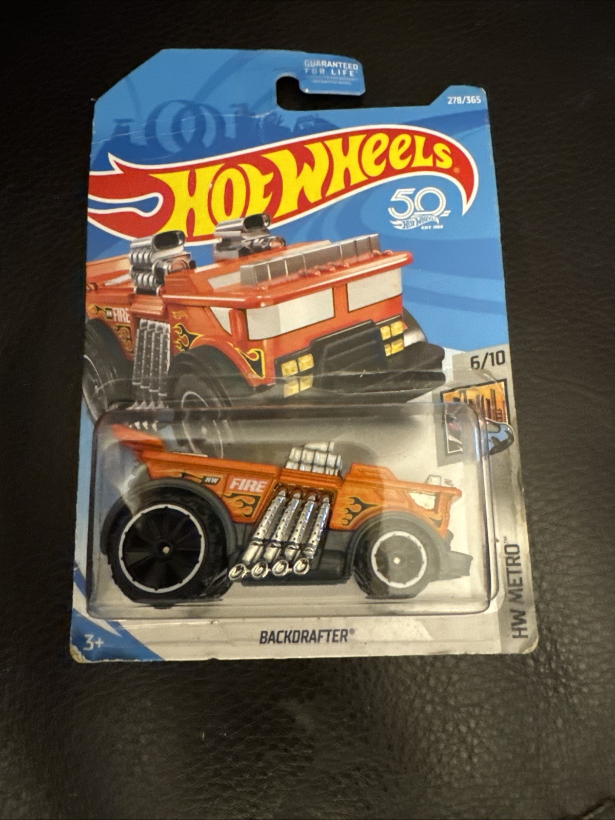 2018 Hot Wheels #278 HW Metro 6/10 BACKDRAFTER ORANGE US ver 2018 Hot Wheels #278 HW Metro 6/10 BACKDRAFTER ORANGE US ver