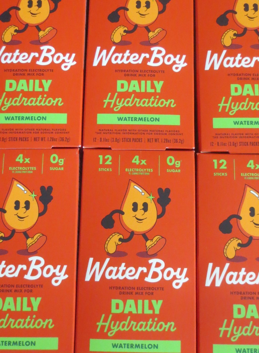 Waterboy Daily Hydration Dietary Supplement Powder - Watermelon -Choose Quantity