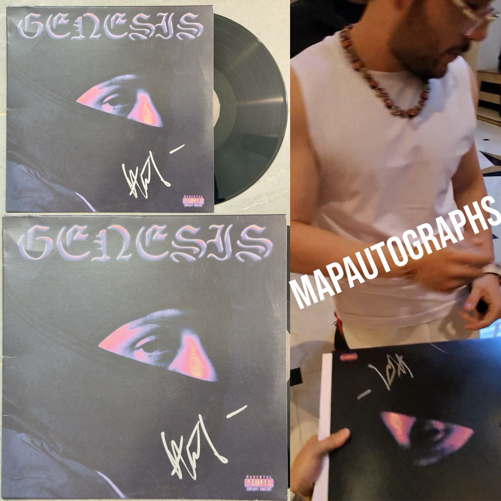 Tito Double P Signed “Genesis” Vinyl Peso Pluma Corridos BECKETT COA VIDEO PROOF Tito Double P Signed “Genesis” Vinyl Peso Pluma Corridos BECKETT COA VIDEO PROOF