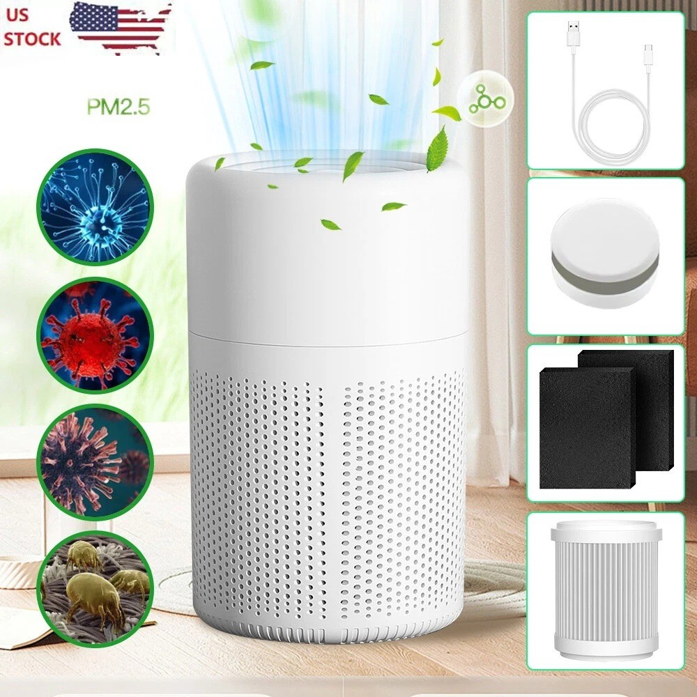 Home HEPA Air Purifier Large Room Air Cleaner for Allergies Smoke Mold Odor Dust Home HEPA Air Purifier Large Room Air Cleaner for Allergies Smoke Mold Odor Dust
