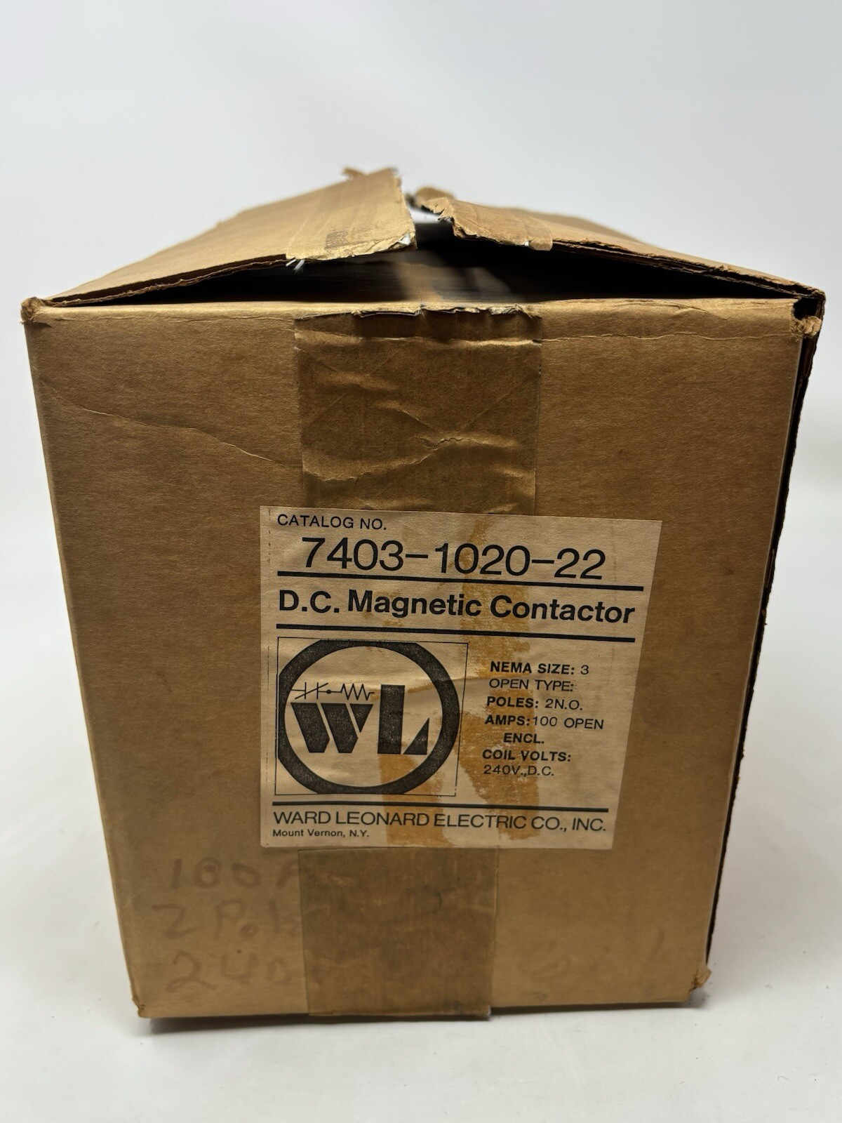 7403-1020-22 - Brand New Old Stock Never Sold ( Joslyn Clark/Ward Leonard)