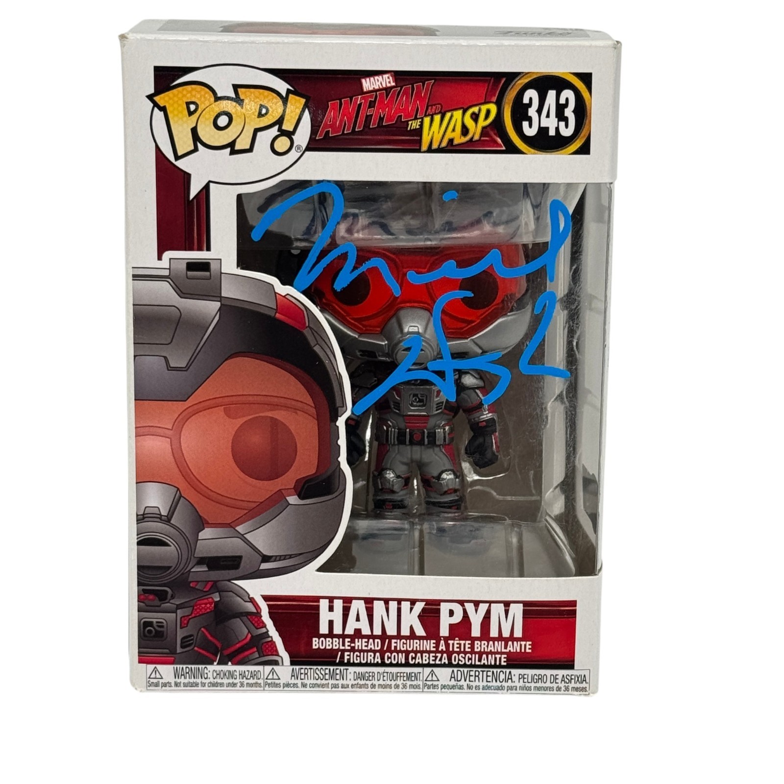 Michael Douglas Signed Dr. Hank Pym Funko Pop 343 Autograph Beckett Authentic