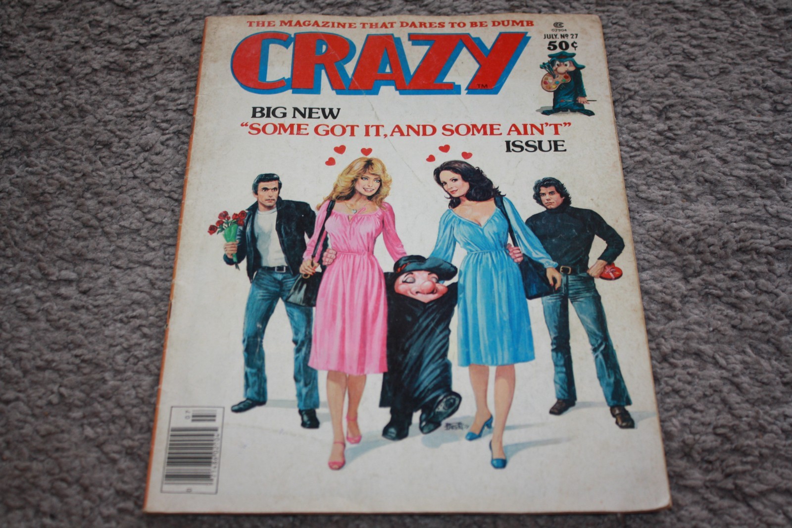 Vintage Crazy Magazine #27 July 1977 Parody Marvel Henry Winkler John Travolta Vintage Crazy Magazine #27 July 1977 Parody Marvel Henry Winkler John Travolta