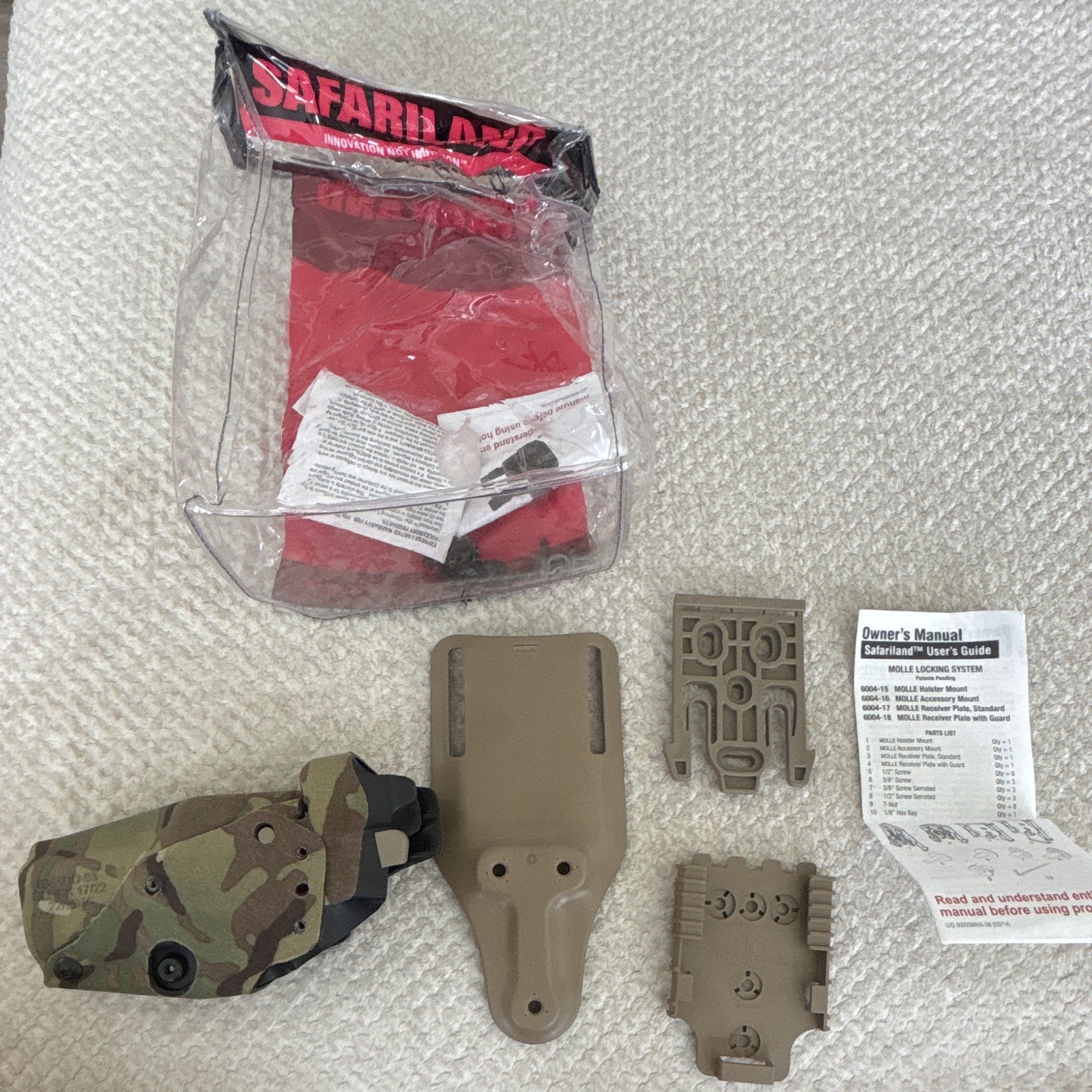 Safariland Multicam Glock Holster Kit , Socom, NSW, JTAC , Special Forces , GWOT Safariland Multicam Glock Holster Kit , Socom, NSW, JTAC , Special Forces , GWOT