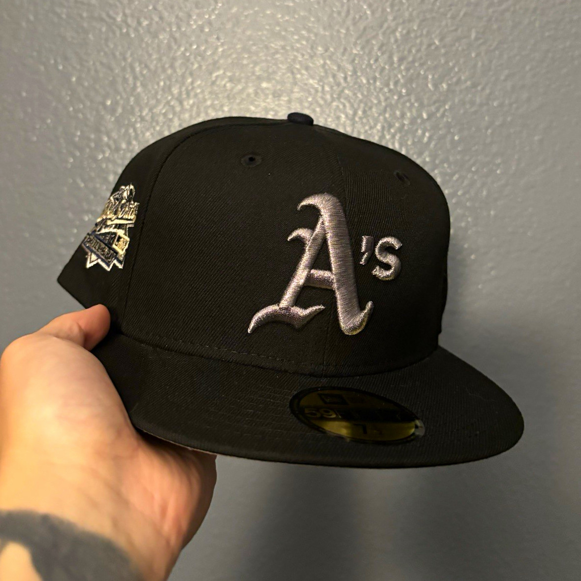 New Era 59FIFTY Oakland Athletics MLB Baseball Fitted Cap 1/2 SFD RUSHMORE New Era 59FIFTY Oakland Athletics MLB Baseball Fitted Cap 1/2 SFD RUSHMORE