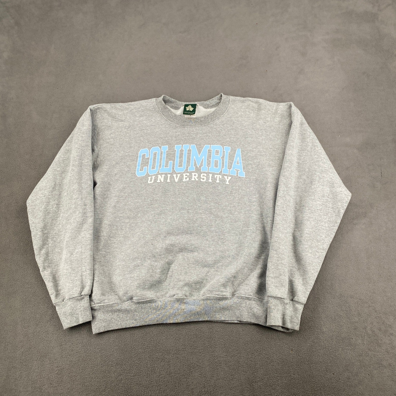 Ivysport Columbia University Sweatshirt Gray Crewneck Mens Small S 34-36 Ivysport Columbia University Sweatshirt Gray Crewneck Mens Small S 34-36