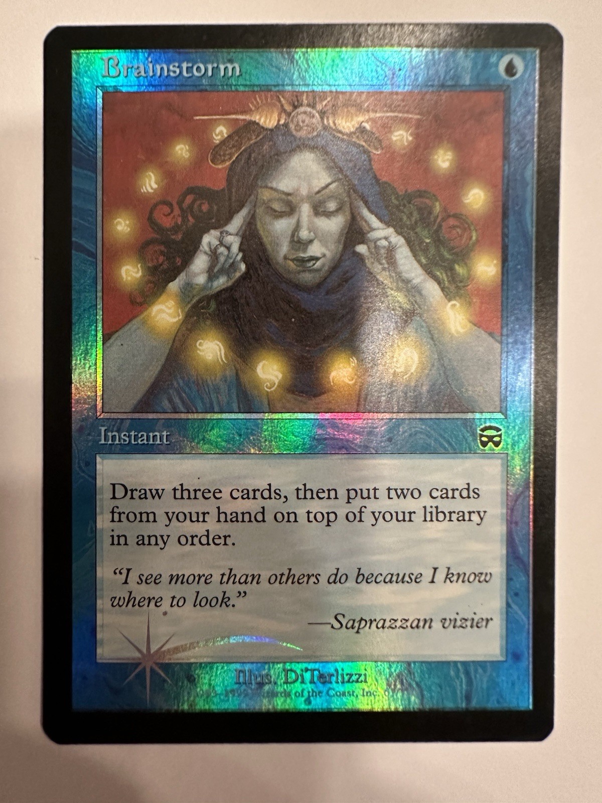Brainstorm : MTG *FOIL* Mercadian Masques #61 / LP Brainstorm : MTG *FOIL* Mercadian Masques #61 / LP