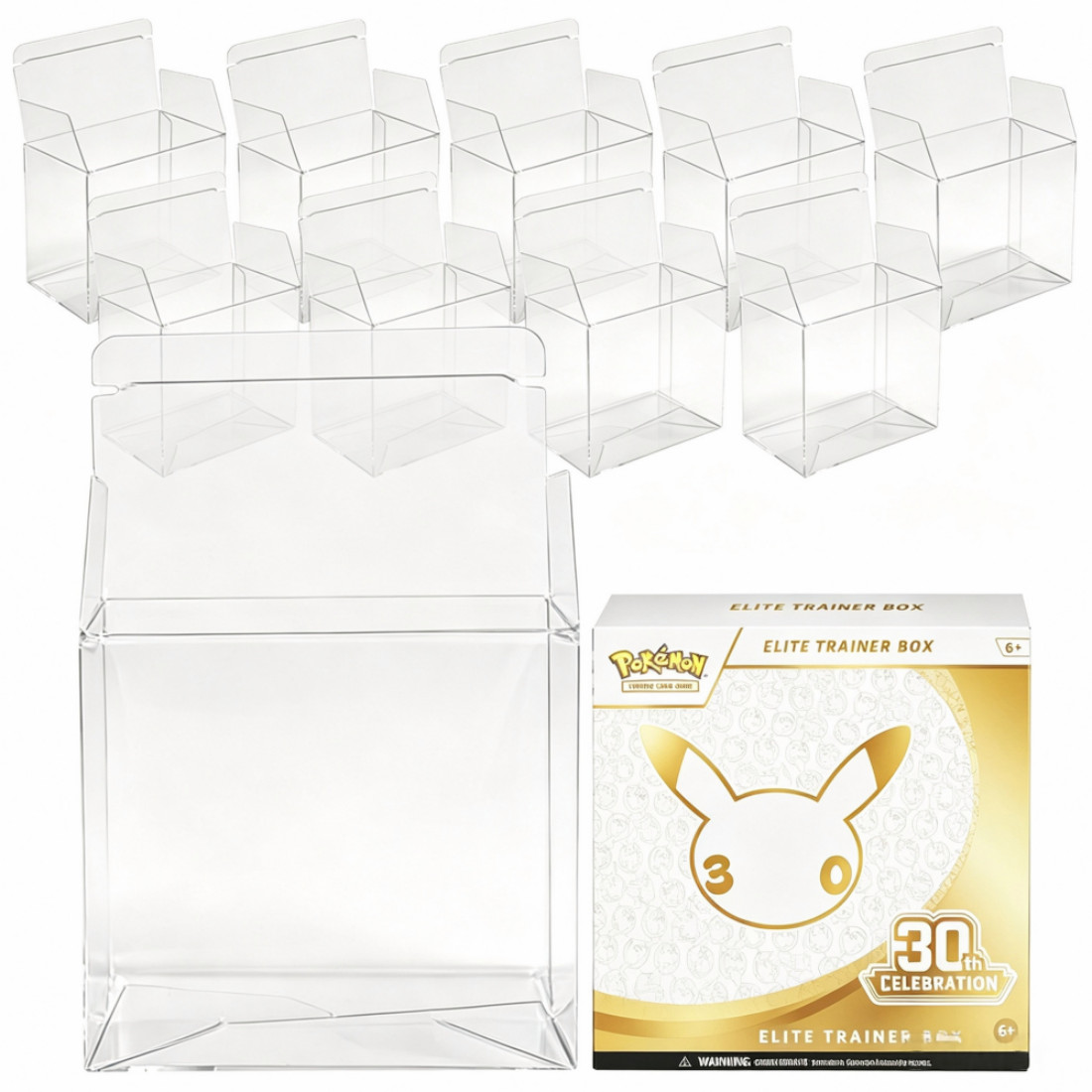 10PCS Pokemon 30th Anniversary Celebration Elite Trainer Box - ETB Display Case 10PCS Pokemon 30th Anniversary Celebration Elite Trainer Box - ETB Display Case