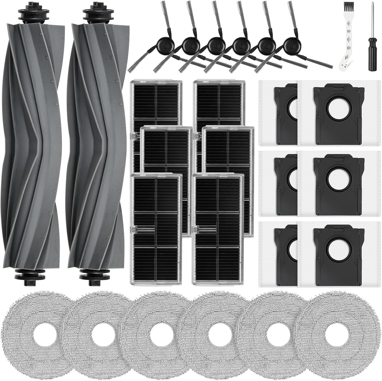 28PCS Replacement Parts for Dreame X40 Ultra, non 28PCS Replacement Parts for Dreame X40 Ultra, non