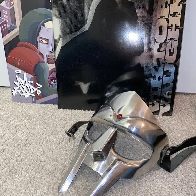 MF DOOM Mask Mad-villain Mild Steel Face Armour Medieval Face Halloween Mask MF DOOM Mask Mad-villain Mild Steel Face Armour Medieval Face Halloween Mask