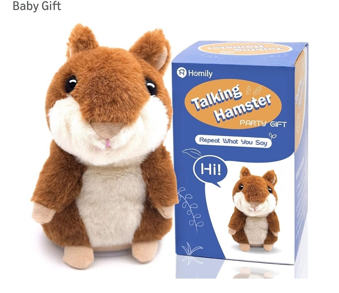 Homily Talking Hamster Repeats What You Say Plush Animal Toy Electronic Hamster Homily Talking Hamster Repeats What You Say Plush Animal Toy Electronic Hamster