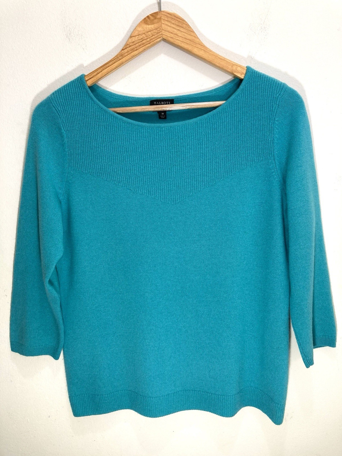 Talbots Women’s Cashmere Sweater Size Medium Green