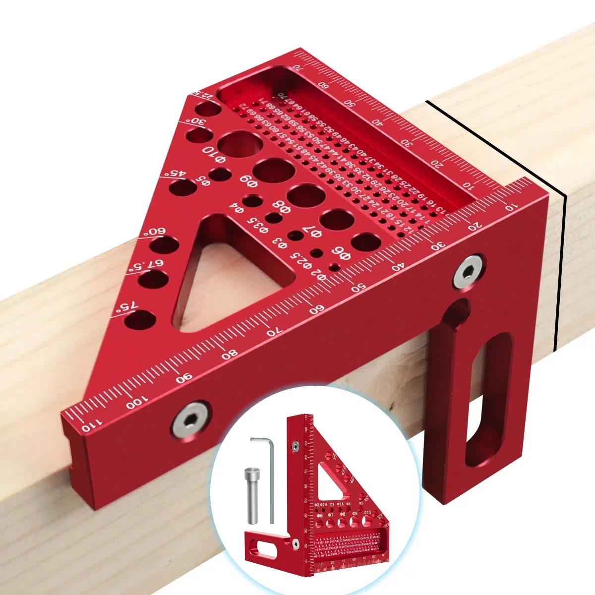 Carpenter Square - Multi-angle Set Square Precision T-square