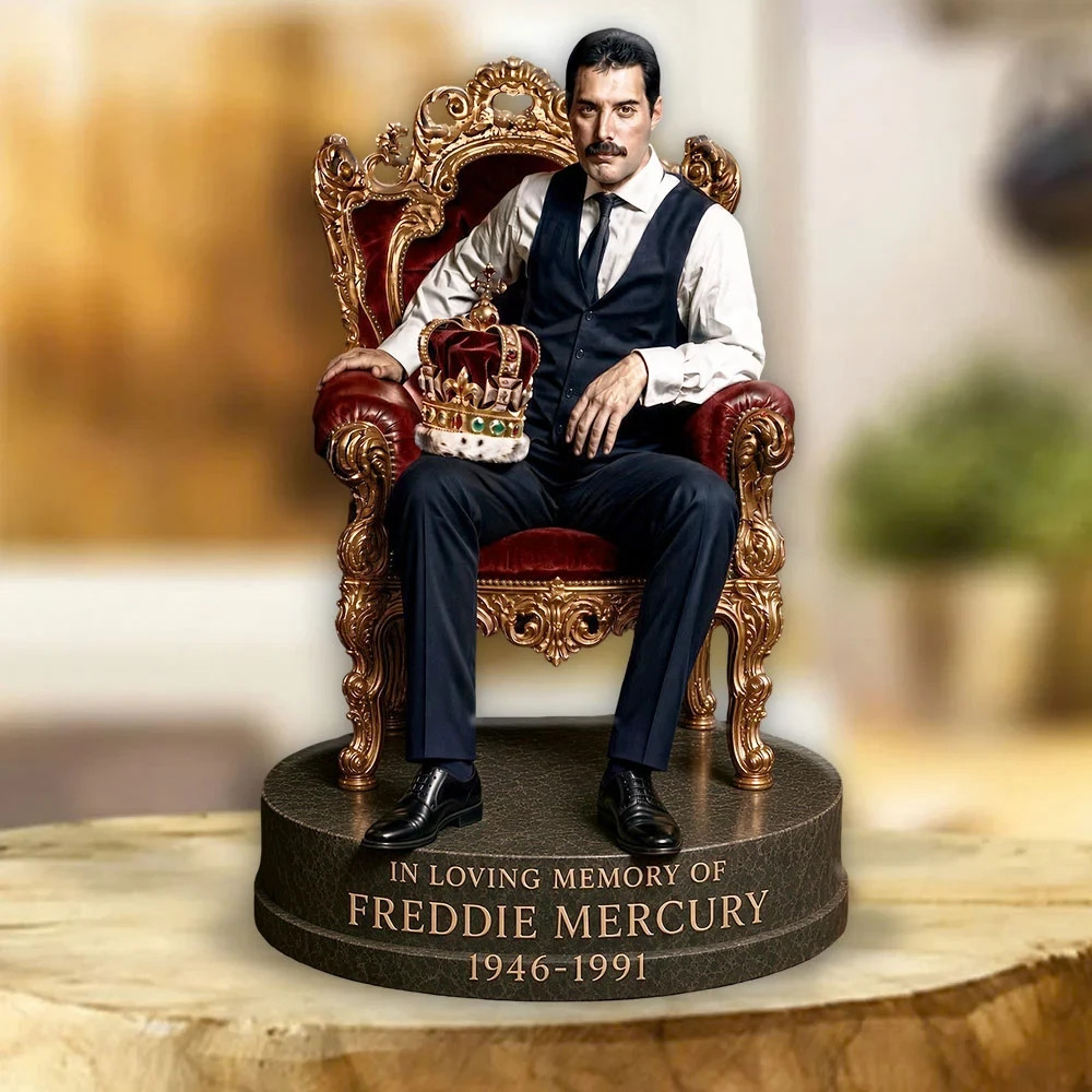 Freddie Mercury Custom Shape Acrylic Plaque
