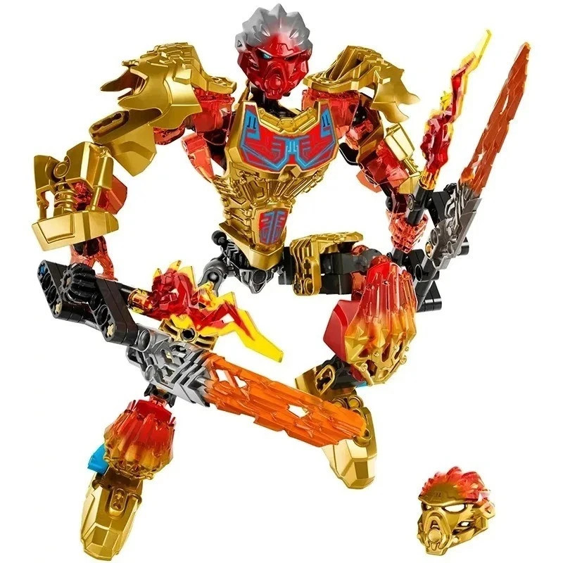 Bionicle Skull Warrior Action Figure Building Blocks Set for Kids-NO Original