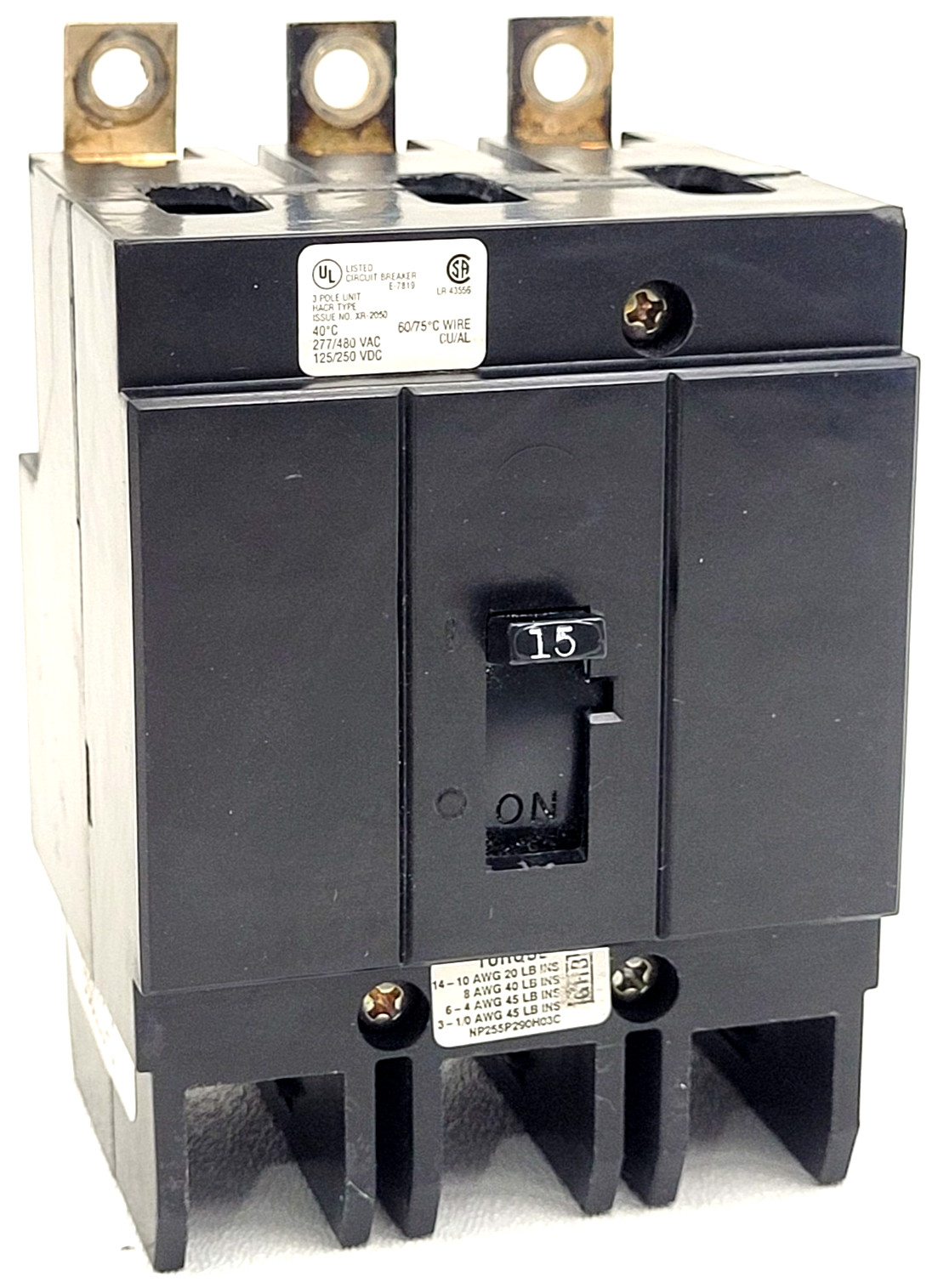 GHB3015 Cutler-Hammer 15 Amp 480 Volt Circuit Breaker - Next Day Option