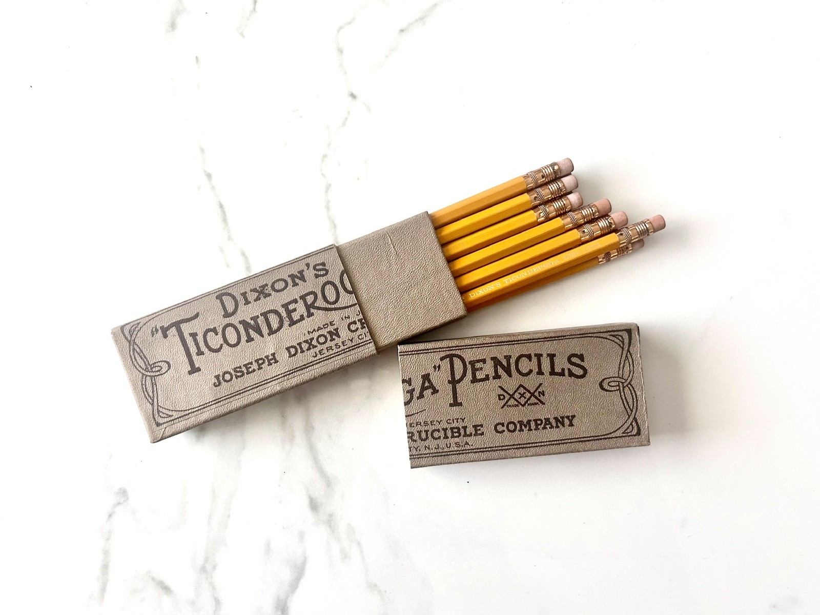 Early Dixon Ticonderoga Vintage Pencils Early Dixon Ticonderoga Vintage Pencils