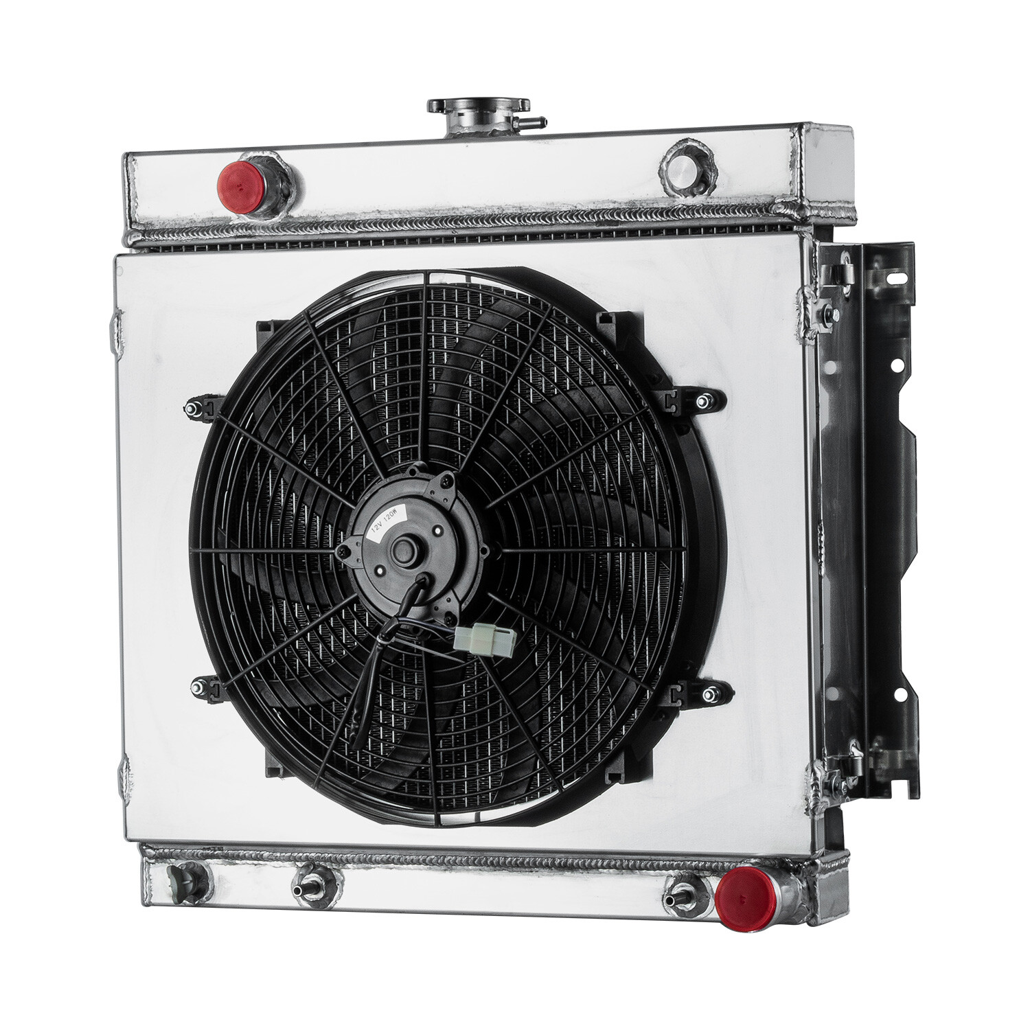 3-Row Aluminum Radiator Shroud Fan Fit 1970-1979 Dodge D/W 100 150 200 300