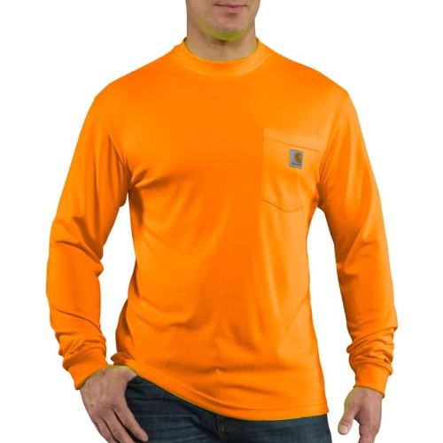 Carhartt Men\'s Force Relaxed Shirt, Bright Orange, US 2XL Carhartt Men\'s Force Relaxed Shirt, Bright Orange, US 2XL