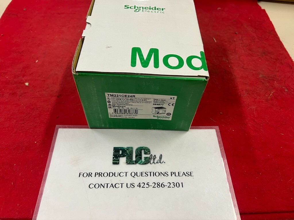 Schneider Electric TM221CE24R Modicon Controller M221-24IO Relay Ethernet Module Schneider Electric TM221CE24R Modicon Controller M221-24IO Relay Ethernet Module