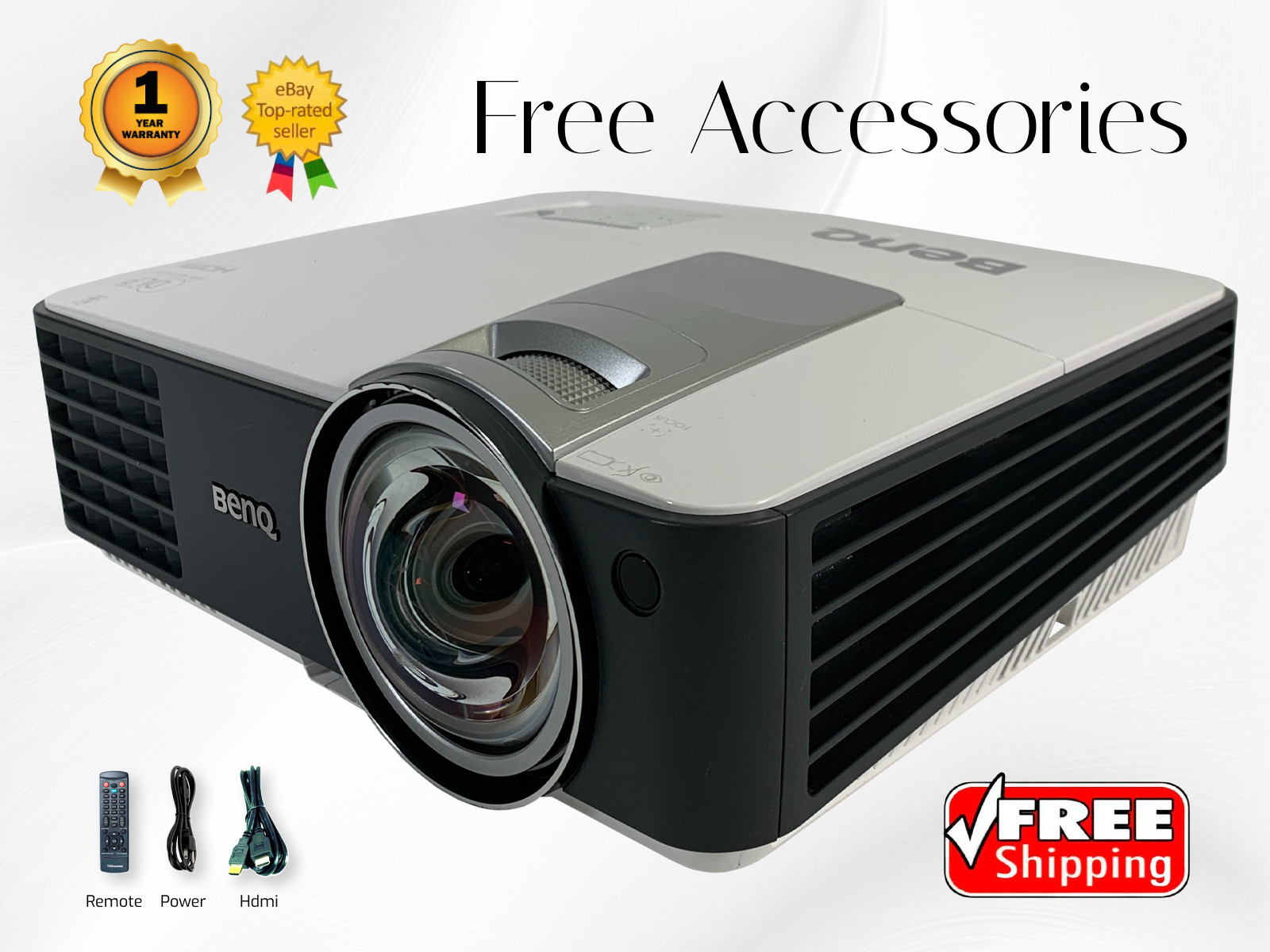 REFURBISHED BenQ MX819ST DLP Projector Short-Throw 3000 Lumens Full HD 3D HDMI ✅