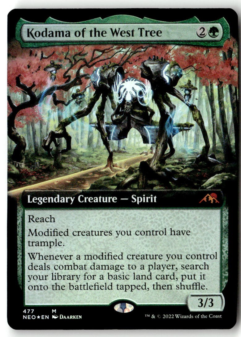 Kodama of the West Tree (Extended Art) 477 Foil - Kamigawa: Neon D... - MTG - NM