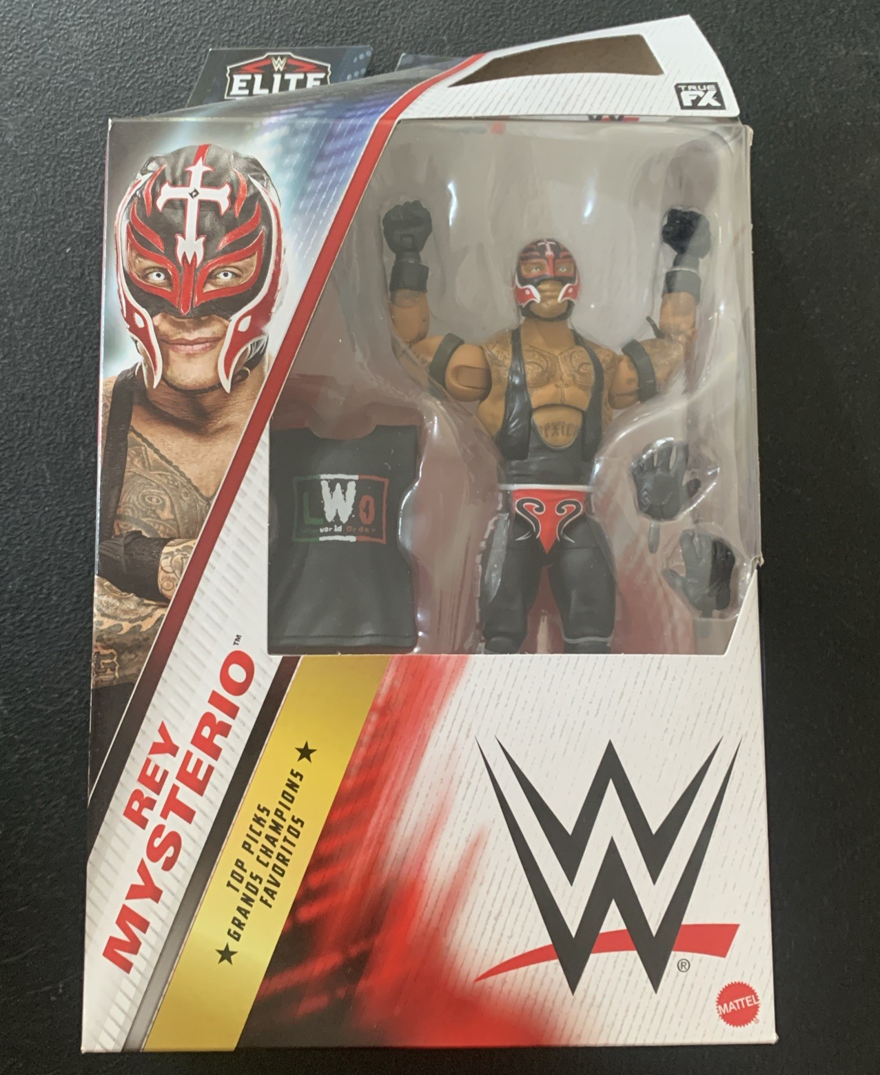 Open Box-New Rey Mysterio WWE Mattel Elite Top Picks 2025 Figure (See Pictures) Open Box-New Rey Mysterio WWE Mattel Elite Top Picks 2025 Figure (See Pictures)