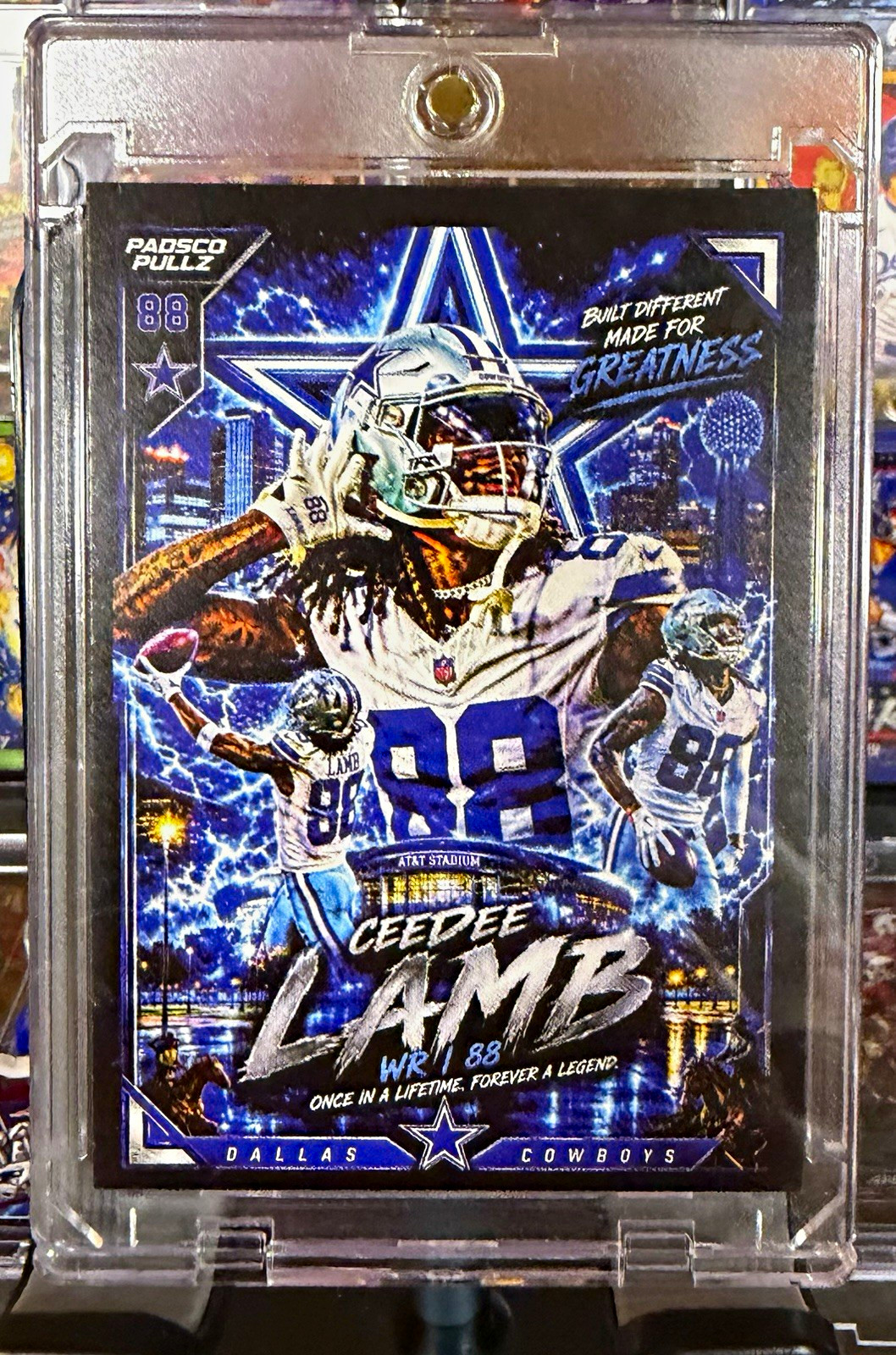 PadscoPullz Custom Ceedee Lamb Greatness Insert Cowboys PadscoPullz Custom Ceedee Lamb Greatness Insert Cowboys