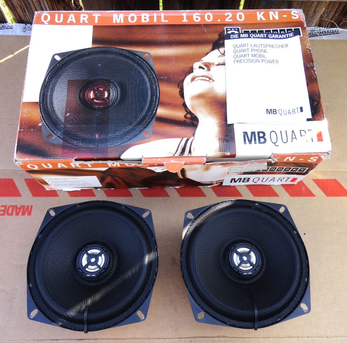 6.5 Old School MB Quart QM 160 KN-S 2-way 4 OHMS 70W EA Speaker MADE IN Germany 6.5 Old School MB Quart QM 160 KN-S 2-way 4 OHMS 70W EA Speaker MADE IN Germany