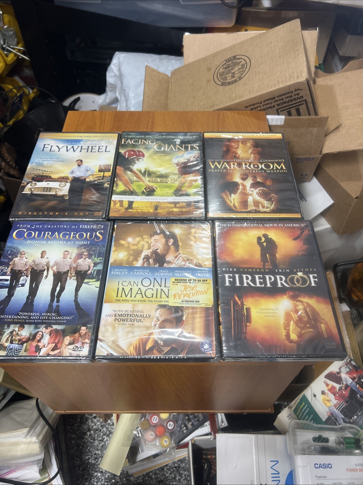 Lot of 6 Christian Movies(6 DVDs) Including Fireproof Courageous And More New Lot of 6 Christian Movies(6 DVDs) Including Fireproof Courageous And More New