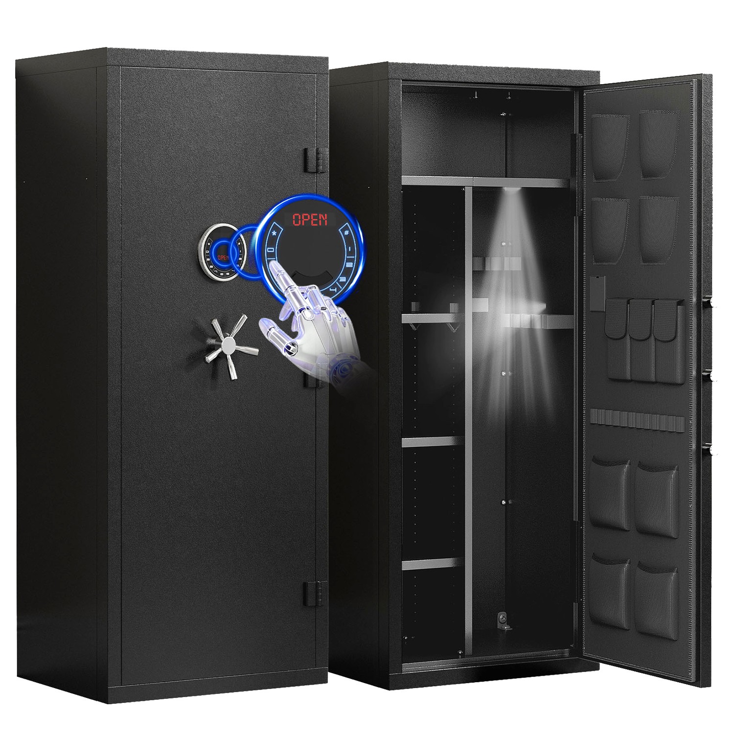 Unassembled 20-25 Large Gun Safe with Digital Pad Gun Safe for Rifle and Shotgun Unassembled 20-25 Large Gun Safe with Digital Pad Gun Safe for Rifle and Shotgun
