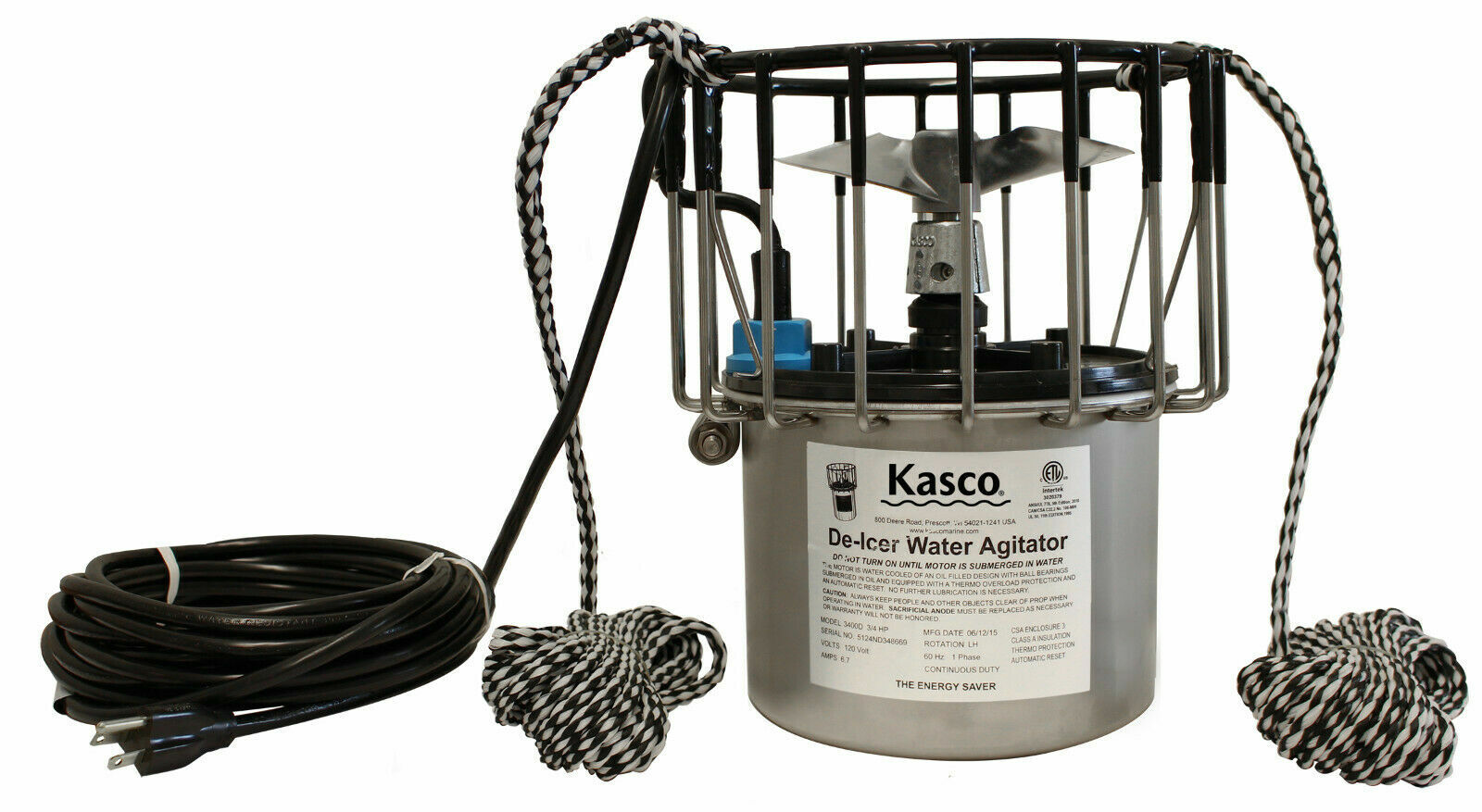 Kasco De-Icer 2400D DeIcer 1/2HP Bubbler Water Agitator Kasco De-Icer 2400D DeIcer 1/2HP Bubbler Water Agitator