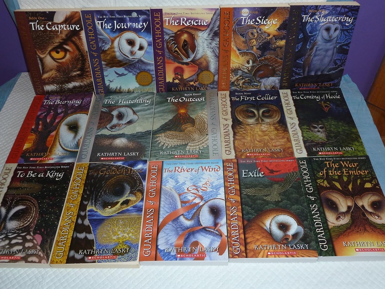 Guardians of Ga'hoole Complete Set, Books 1-15 by Kathryn Lasky Guardians of Ga'hoole Complete Set, Books 1-15 by Kathryn Lasky